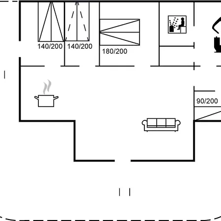 Casa de Férias Thorgot - 400m From The Sea By Interhome Nedre Lysabild